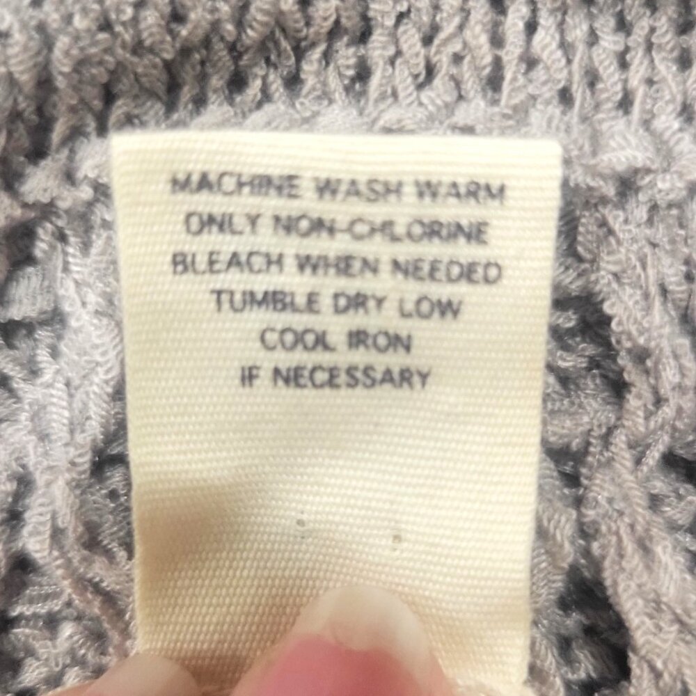 Workshop Andrea Jovine Taupe Open Knitted Sweater - Size M - Picture 9 of 9